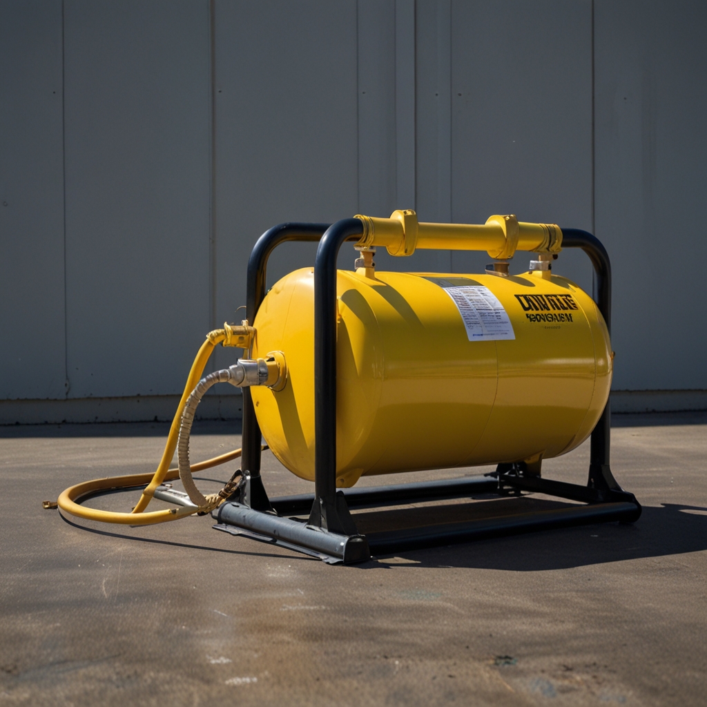 What safety standards apply to refrigerant recovery tanks?