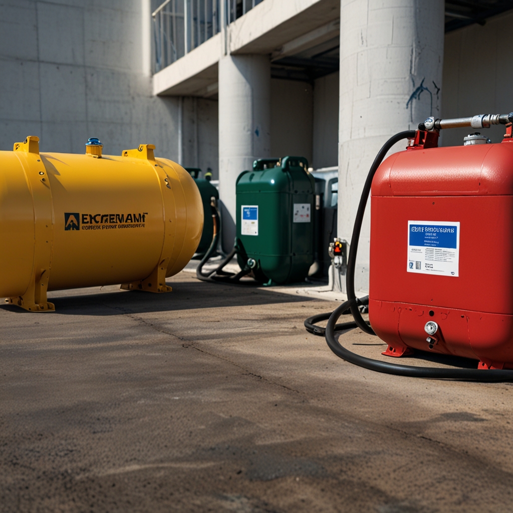 A/C Technician Conducting Refrigerant Recovery Process